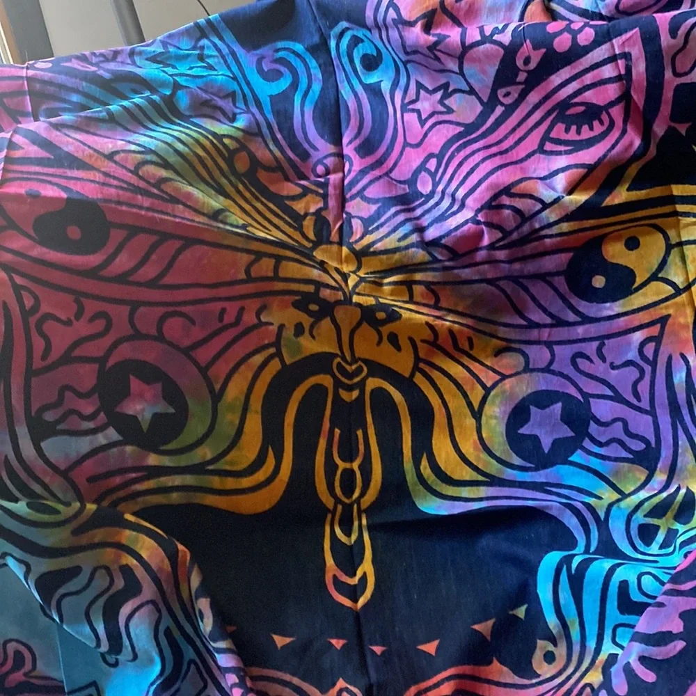 Bright Colorful Butterfly Tapestry 54 x 86inches
